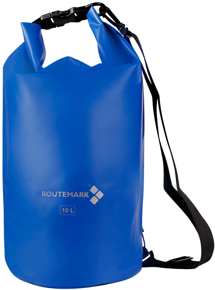 Водонепроницаемая сумка - рюкзак Routemark 10 литров (Сумка водонепроницаемая Ocean Pack 10 литров (синяя), Синий)