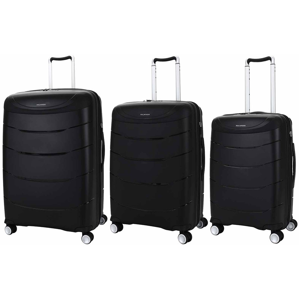 Комплект чемоданов Ricardo Mendocino без расширения чёрный