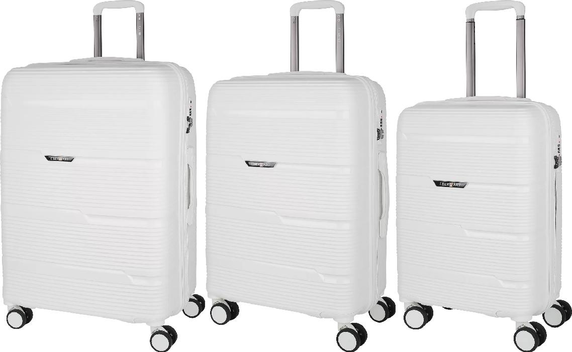 Комплект из 3-х чемоданов Eberhart Bliss L/M/S (47B-010-420/424/428, White)