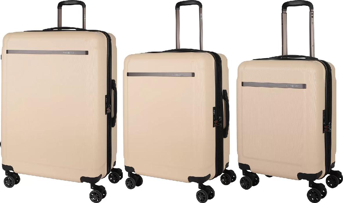 Комплект из 3-х чемоданов Eberhart Craft L/M/S (08C-040-420/424/428, Beige)